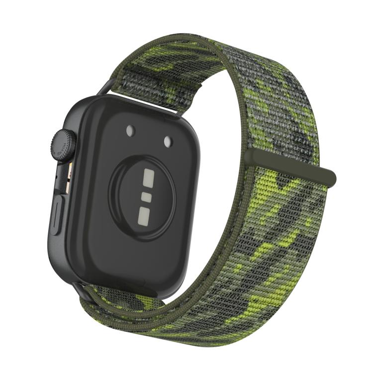 For Huawei Watch Fit 5 / Fit 4 Nylon Loop Hook and Loop Fastener Watch Band