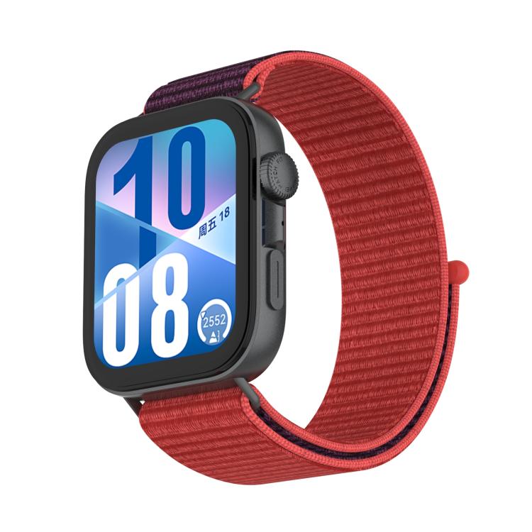 For Huawei Watch Fit 5 / Fit 4 Nylon Loop Hook and Loop Fastener Watch Band