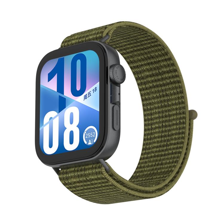 For Huawei Watch Fit 3 Nylon Loop Hook and Loop Fastener Watch Band