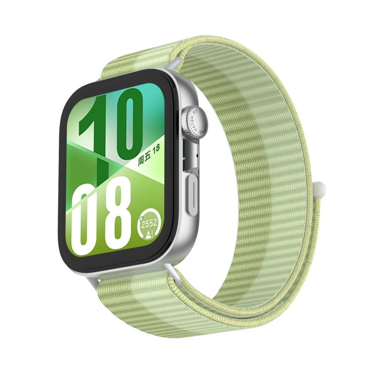 For Huawei Watch Fit 3 Nylon Loop Hook and Loop Fastener Watch Band