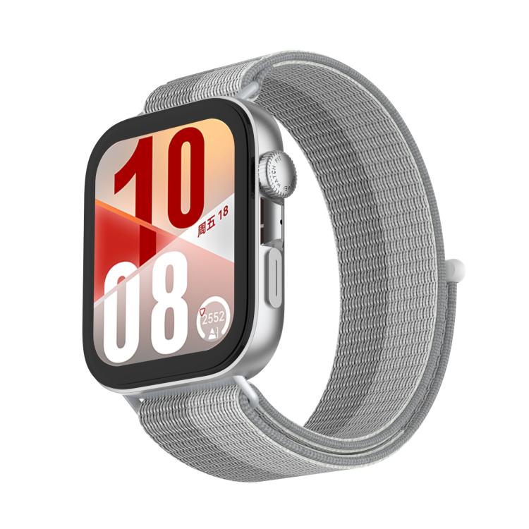 For Huawei Watch Fit 3 Nylon Loop Hook and Loop Fastener Watch Band
