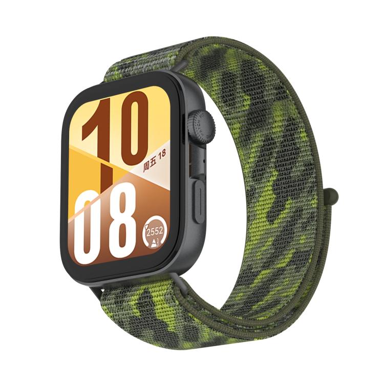 For Huawei Watch Fit 3 Nylon Loop Hook and Loop Fastener Watch Band