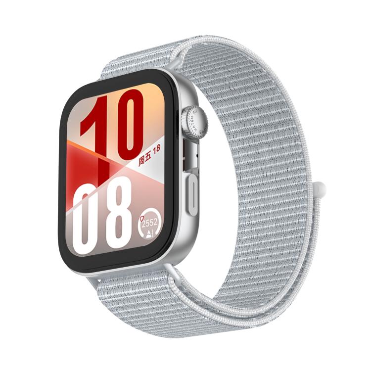 For Huawei Watch Fit 3 Nylon Loop Hook and Loop Fastener Watch Band