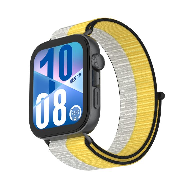 For Huawei Watch Fit 3 Nylon Loop Hook and Loop Fastener Watch Band