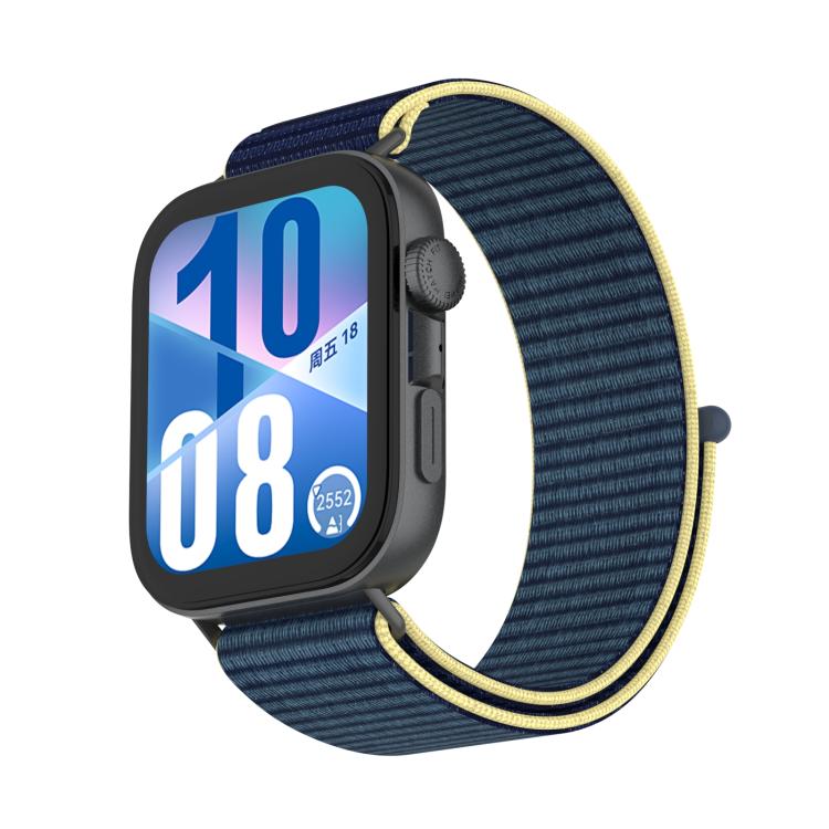 For Huawei Watch Fit 3 Nylon Loop Hook and Loop Fastener Watch Band