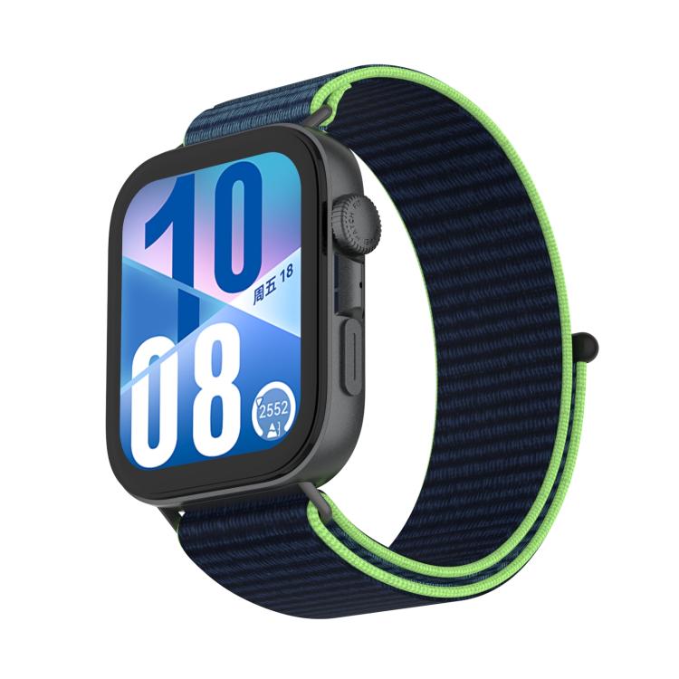 For Huawei Watch Fit 3 Nylon Loop Hook and Loop Fastener Watch Band