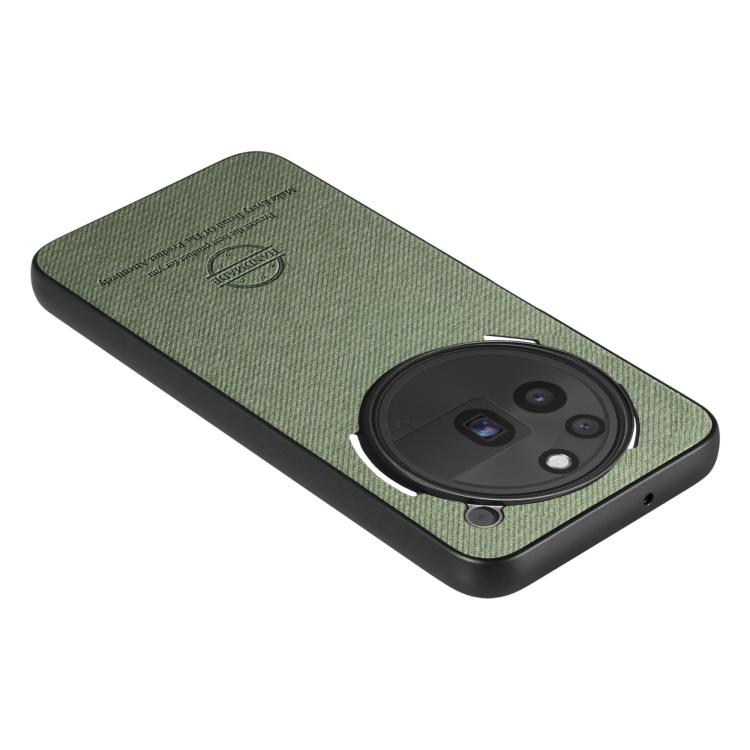 For Nothing Phone 3a Pro Twill Fabric Leather Skin Back Phone Case
