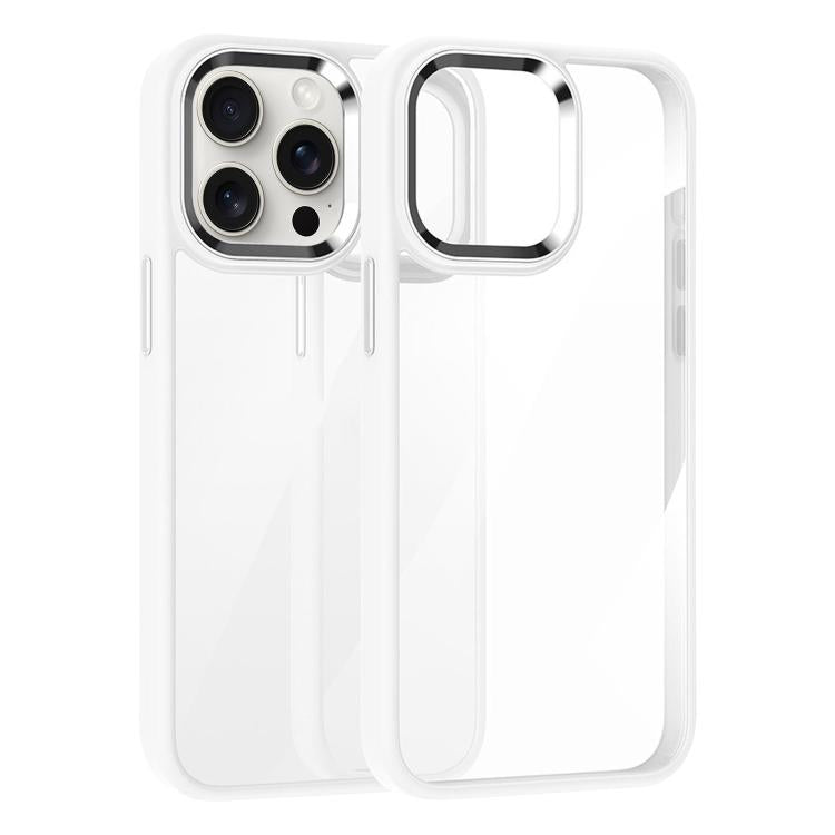 For iPhone 15 Pro Kalebol Gold Shield PC Hybrid TPU Phone Case