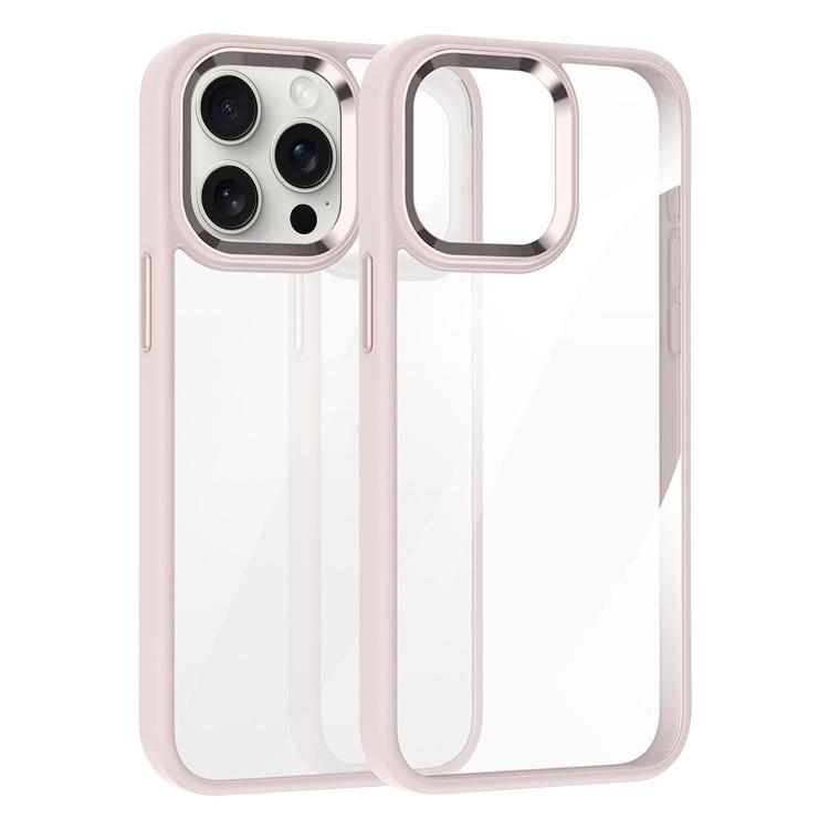For iPhone 15 Pro Kalebol Gold Shield PC Hybrid TPU Phone Case