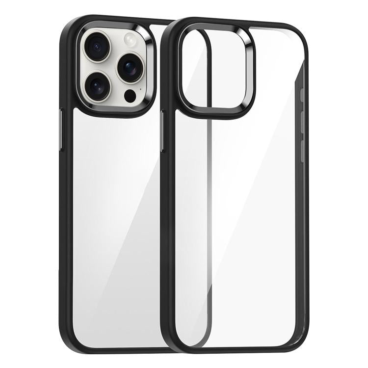 For iPhone 15 Pro Kalebol Gold Shield PC Hybrid TPU Phone Case
