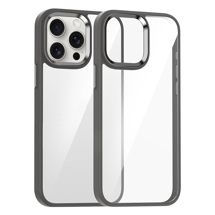 For iPhone 15 Pro Kalebol Gold Shield PC Hybrid TPU Phone Case