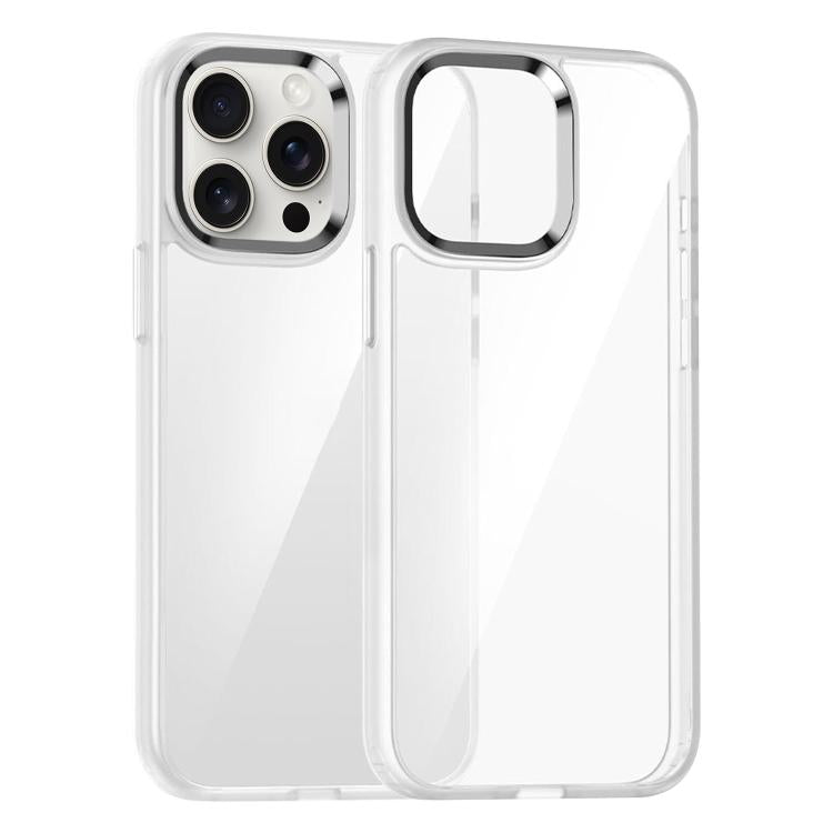 For iPhone 15 Pro Kalebol Gold Shield PC Hybrid TPU Phone Case