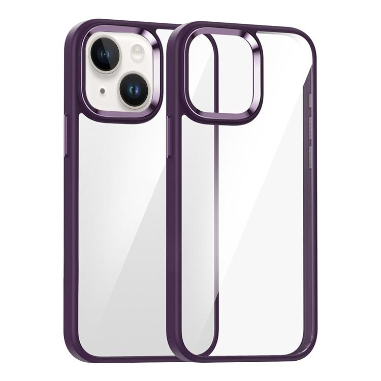 For iPhone 15 Plus Kalebol Gold Shield PC Hybrid TPU Phone Case