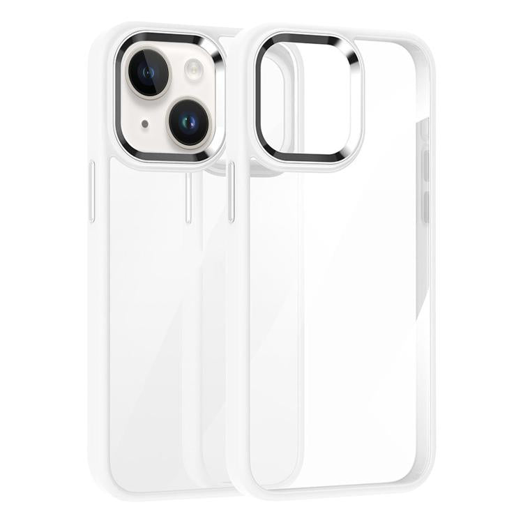 For iPhone 14 Plus Kalebol Gold Shield PC Hybrid TPU Phone Case