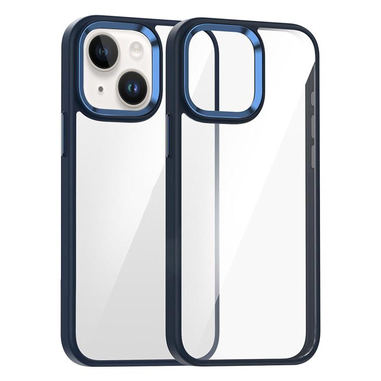 For iPhone 14 Plus Kalebol Gold Shield PC Hybrid TPU Phone Case