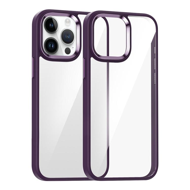 For iPhone 14 Pro Max Kalebol Gold Shield PC Hybrid TPU Phone Case