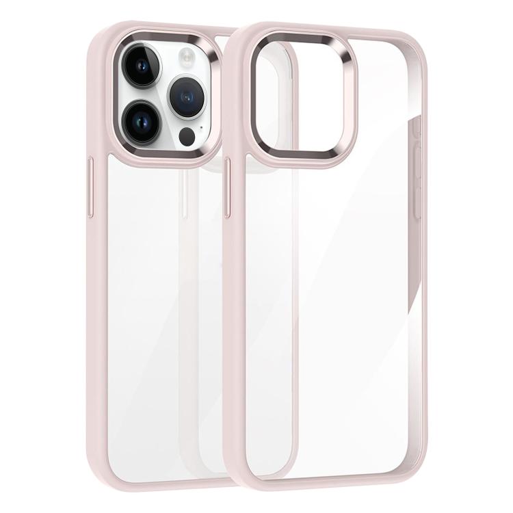 For iPhone 14 Pro Max Kalebol Gold Shield PC Hybrid TPU Phone Case