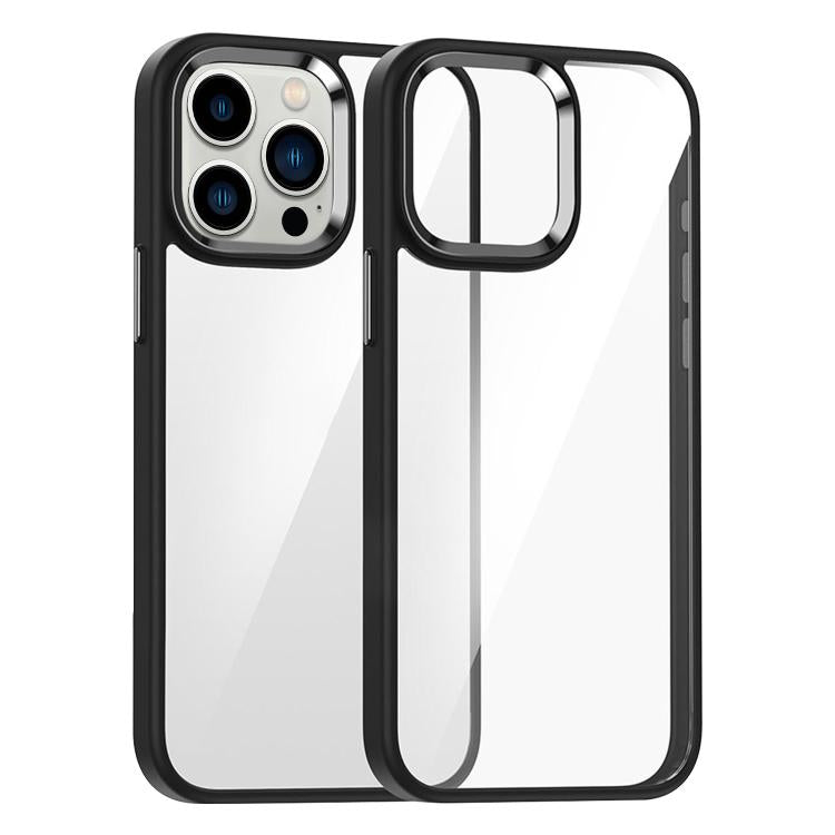 For iPhone 13 Pro Kalebol Gold Shield PC Hybrid TPU Phone Case