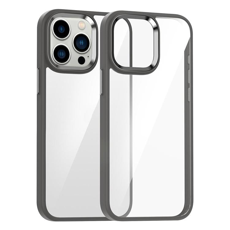 For iPhone 13 Pro Kalebol Gold Shield PC Hybrid TPU Phone Case