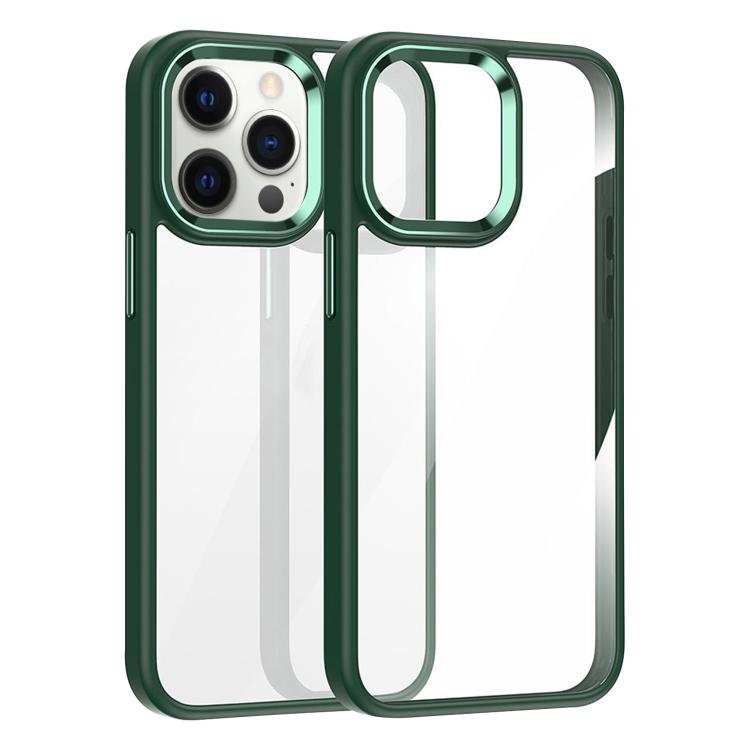 For iPhone 12 Pro Kalebol Gold Shield PC Hybrid TPU Phone Case