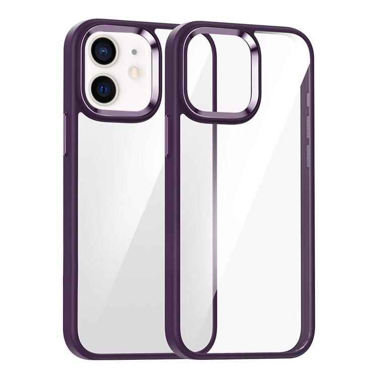 For iPhone 12 Kalebol Gold Shield PC Hybrid TPU Phone Case