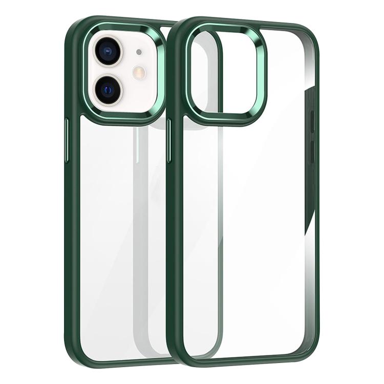 For iPhone 12 Kalebol Gold Shield PC Hybrid TPU Phone Case