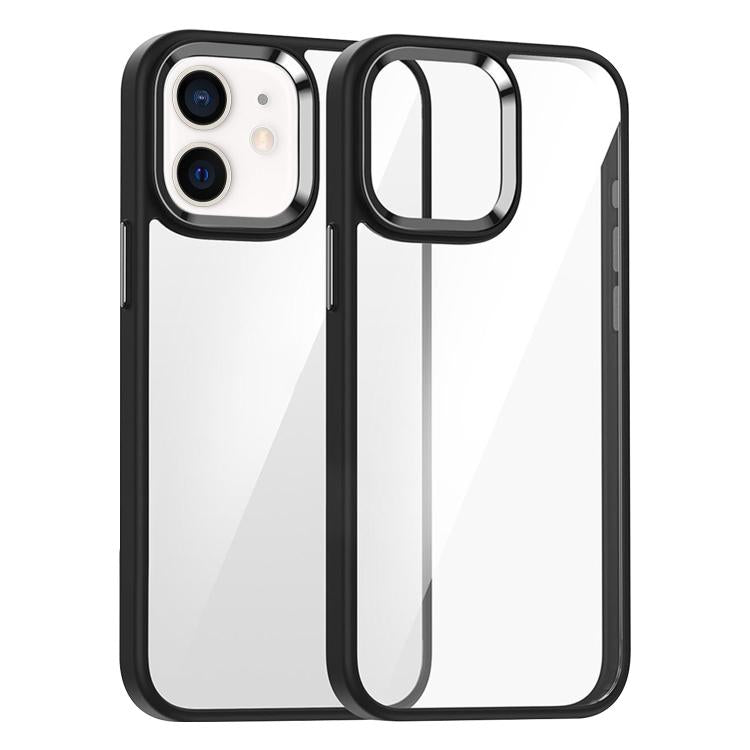 For iPhone 12 Kalebol Gold Shield PC Hybrid TPU Phone Case