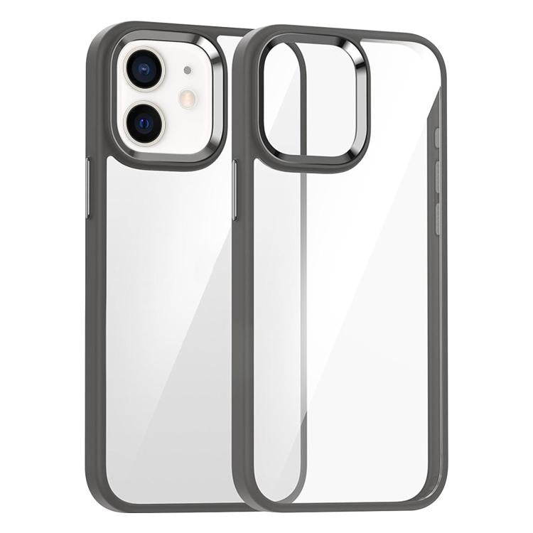 For iPhone 12 Kalebol Gold Shield PC Hybrid TPU Phone Case