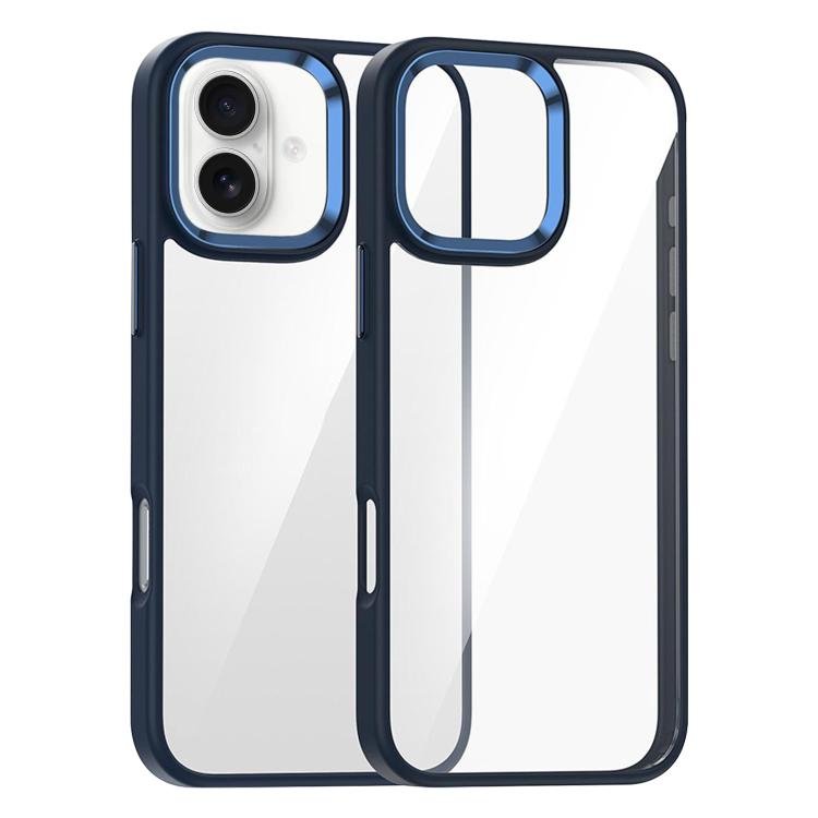 For iPhone 16 Kalebol Gold Shield PC Hybrid TPU Phone Case