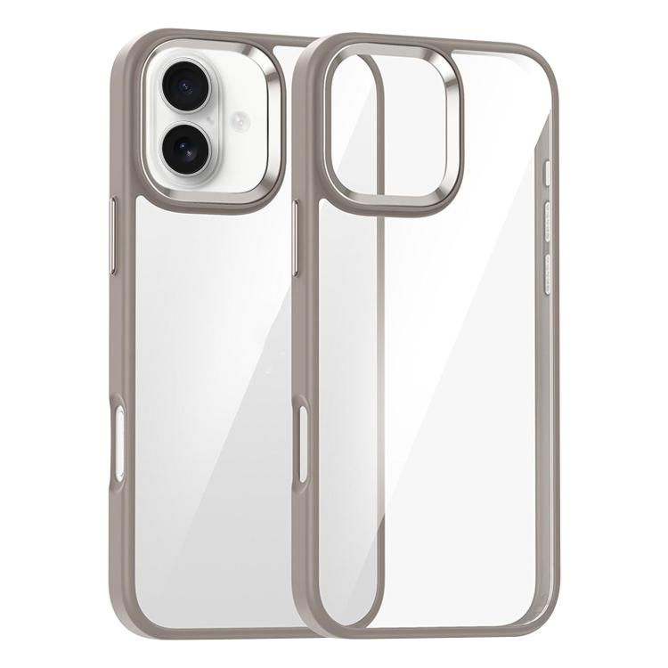 For iPhone 16 Kalebol Gold Shield PC Hybrid TPU Phone Case