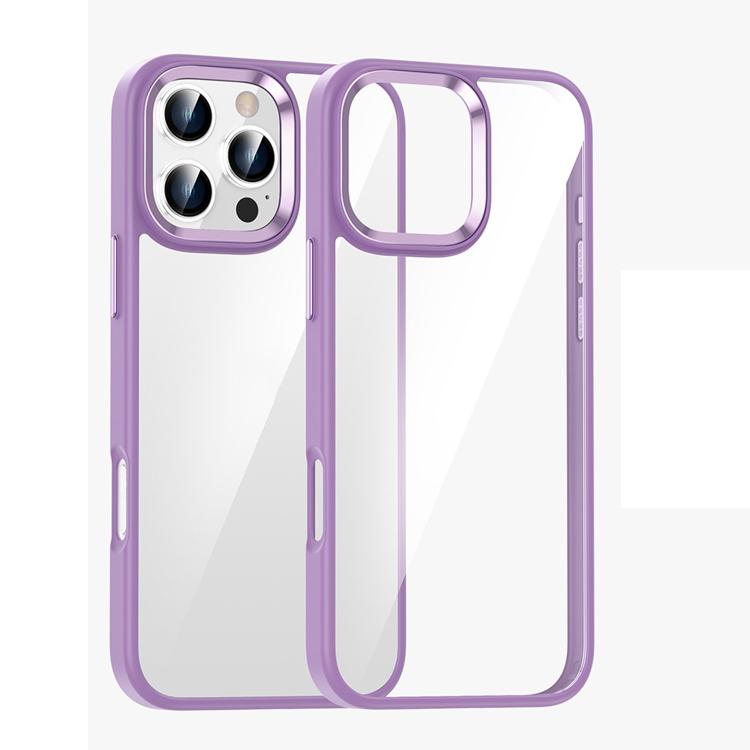 For iPhone 16 Pro Kalebol Gold Shield PC Hybrid TPU Phone Case