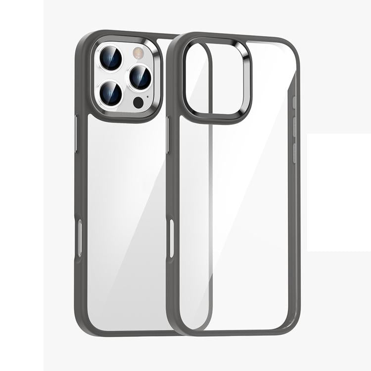 For iPhone 16 Pro Kalebol Gold Shield PC Hybrid TPU Phone Case