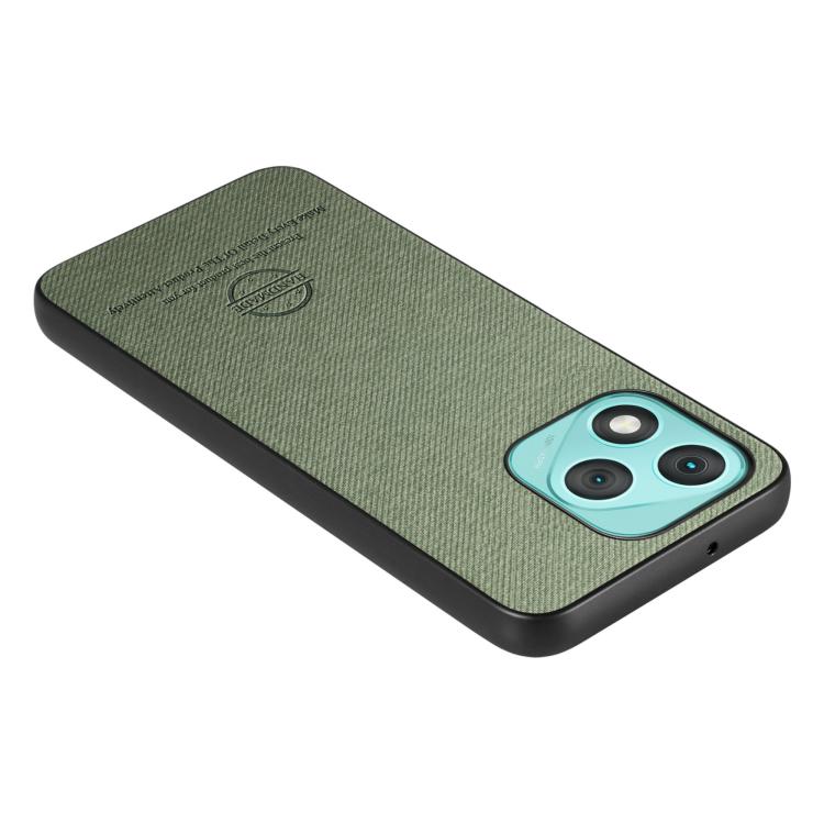 For Honor 400 Lite Global Twill Fabric Leather Skin Back Phone Case