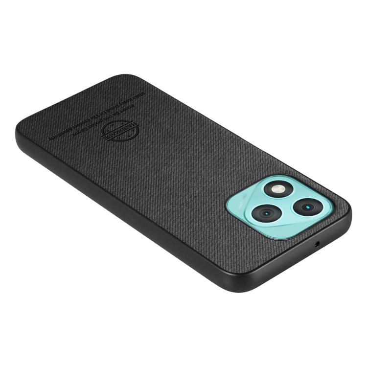 For Honor 400 Lite Global Twill Fabric Leather Skin Back Phone Case