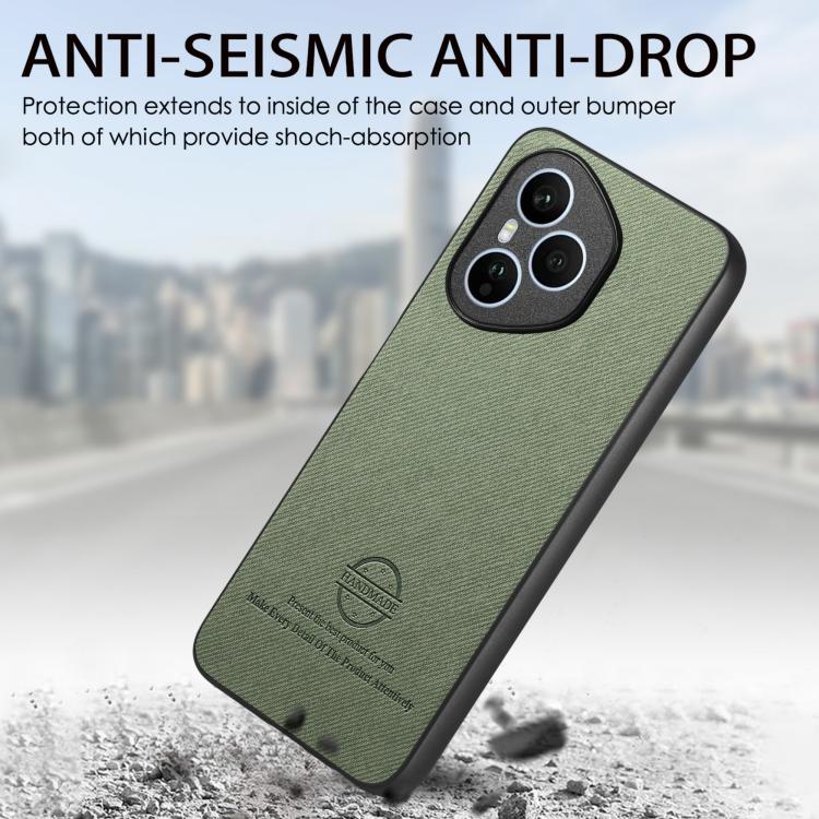 For Honor 400 Global Twill Fabric Leather Skin Back Phone Case