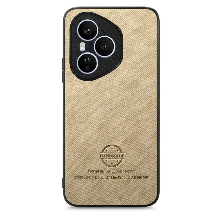 For Honor 400 Global Twill Fabric Leather Skin Back Phone Case
