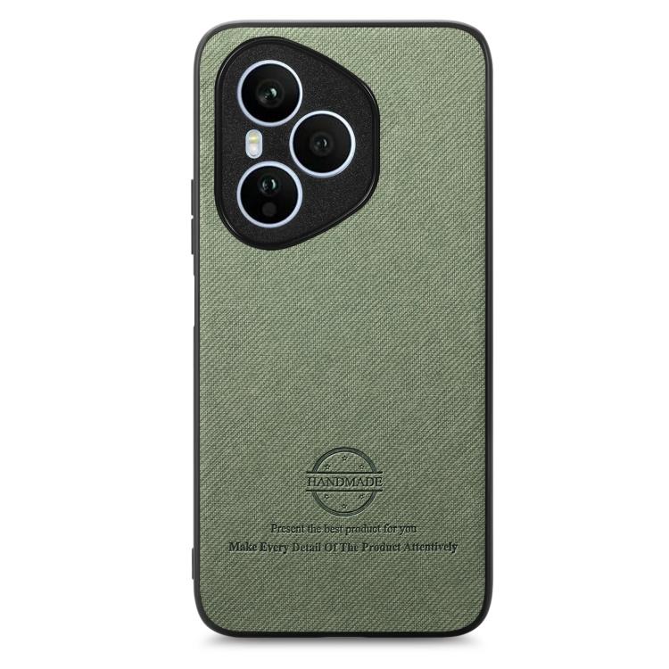 For Honor 400 Pro Global Twill Fabric Leather Skin Back Phone Case