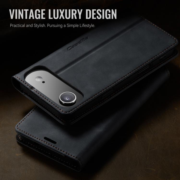 For iPhone Air CaseMe 033 Calf Leather Lining Microfibre RFID Blocking Phone Case
