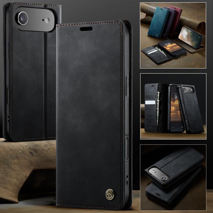 For iPhone Air CaseMe 033 Calf Leather Lining Microfibre RFID Blocking Phone Case