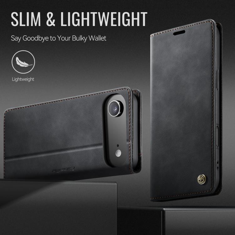For iPhone Air CaseMe 033 Calf Leather Lining Microfibre RFID Blocking Phone Case