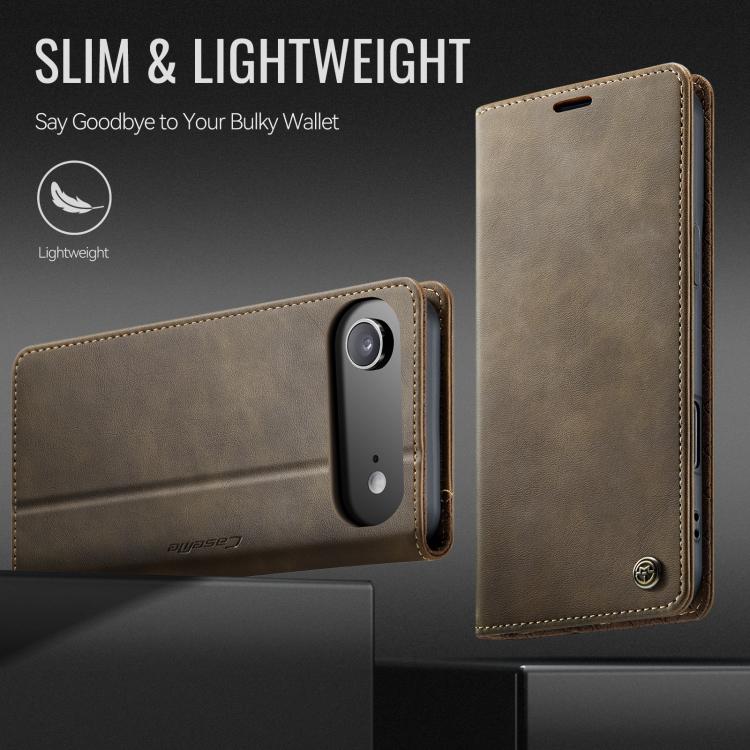 For iPhone Air CaseMe 033 Calf Leather Lining Microfibre RFID Blocking Phone Case
