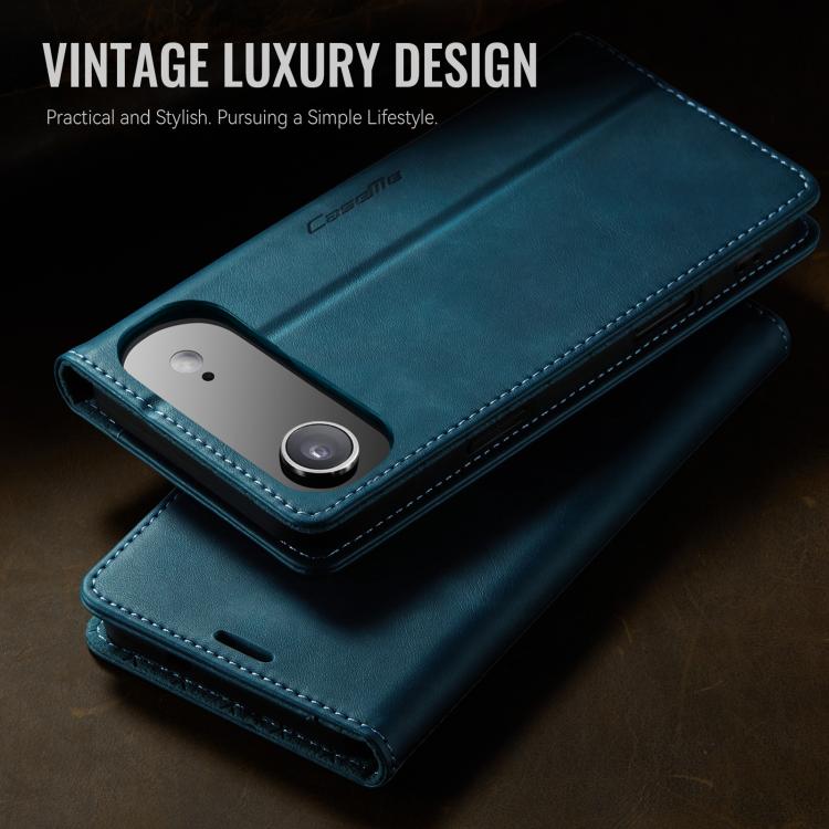 For iPhone Air CaseMe 033 Calf Leather Lining Microfibre RFID Blocking Phone Case