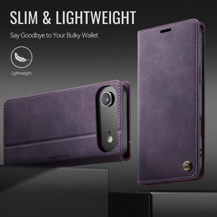 For iPhone Air CaseMe 033 Calf Leather Lining Microfibre RFID Blocking Phone Case