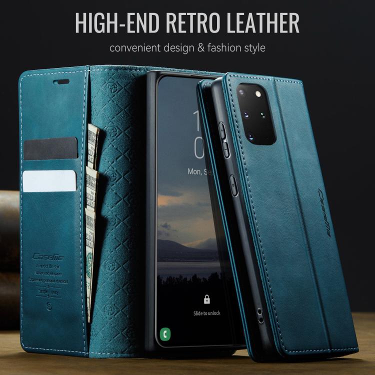 For Samsung Galaxy S20+ CaseMe 033 Calf Leather Lining Microfibre RFID Blocking Phone Case