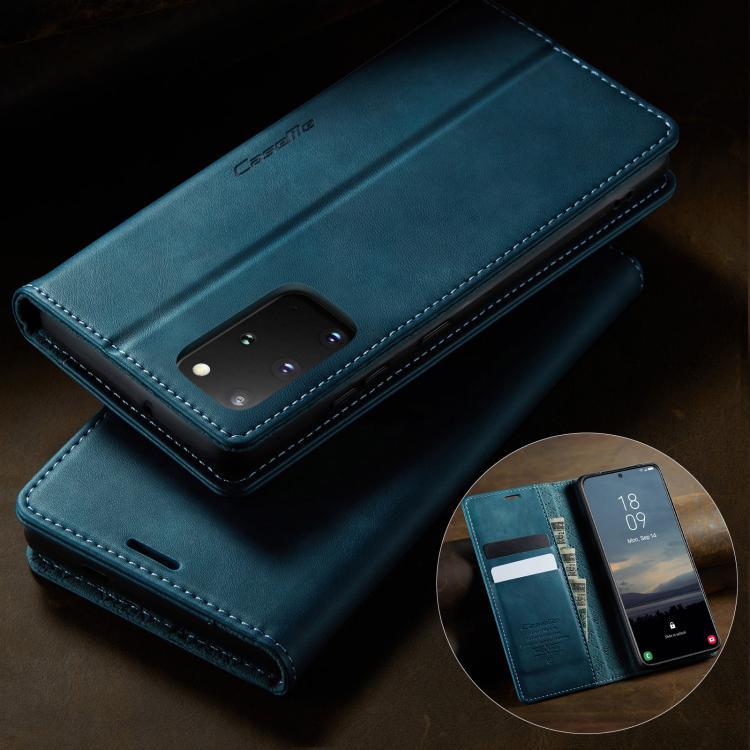 For Samsung Galaxy S20+ CaseMe 033 Calf Leather Lining Microfibre RFID Blocking Phone Case