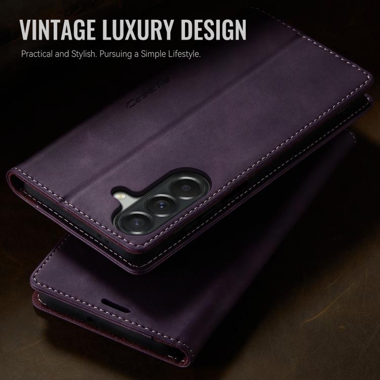 For Galaxy A37 5G CaseMe 033 Calf Leather Lining Microfibre RFID Blocking Phone Case