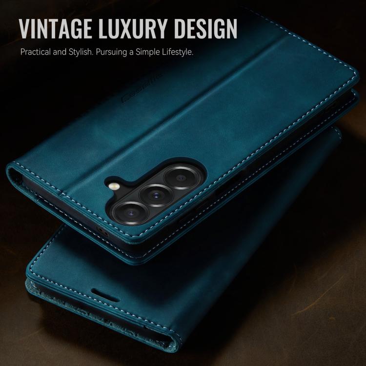 For Galaxy A27 5G CaseMe 033 Calf Leather Lining Microfibre RFID Blocking Phone Case