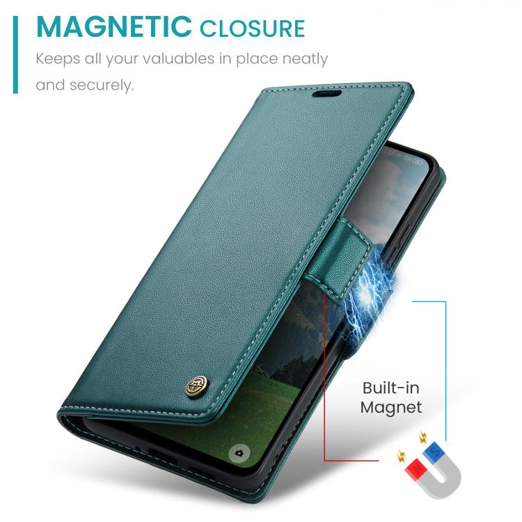 For OnePlus 12 CaseMe 023 Butterfly Buckle Litchi Texture RFID Anti-theft Leather Phone Case