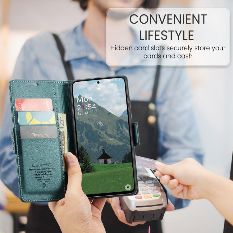 For OnePlus 12 CaseMe 023 Butterfly Buckle Litchi Texture RFID Anti-theft Leather Phone Case