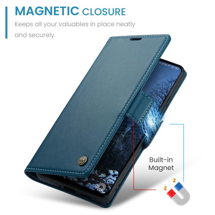 For OnePlus 12 CaseMe 023 Butterfly Buckle Litchi Texture RFID Anti-theft Leather Phone Case